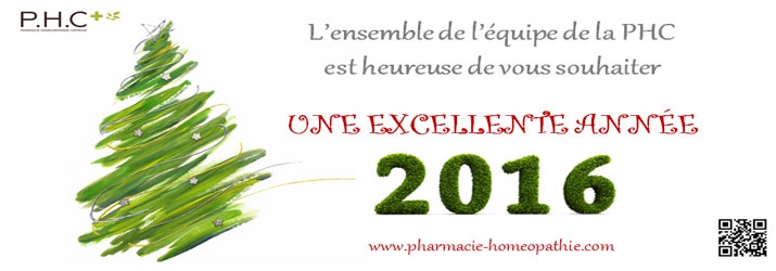 PHC vous souhaite une bonne année 2016