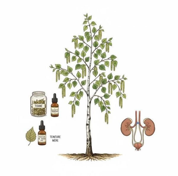 La place du bouleau dans la pharmacopée