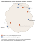 Répartition de la teneur en cadium en France