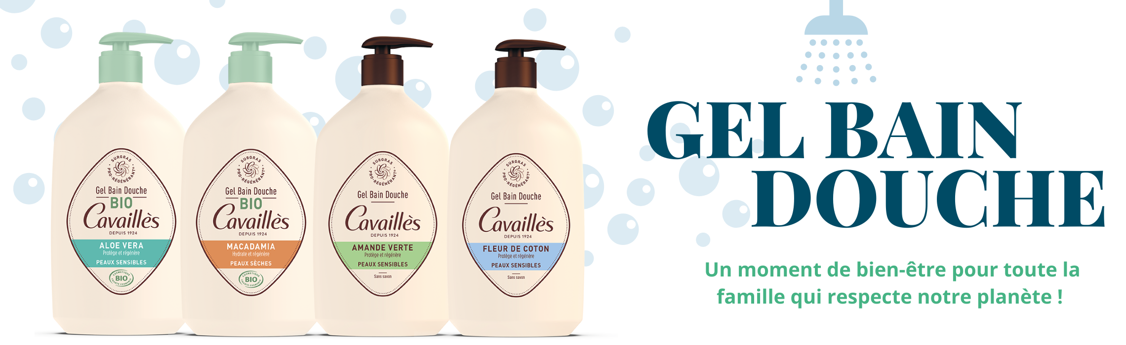 Gel Bain Douche pour toutes la famille !