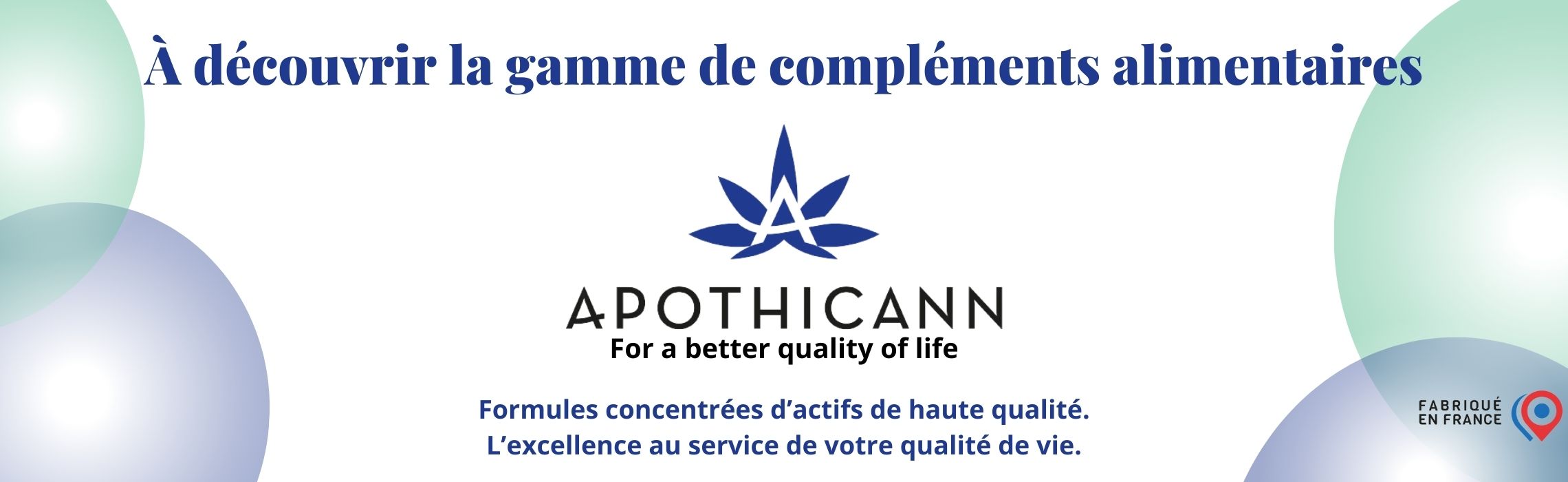 La gamme de compléments alimentaires APOTHICANN !