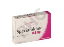Acide folique comprimés 0,4 mg - speciafoldine