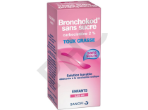BRONCHOKOD SANS SUCRE ENFANT sirop