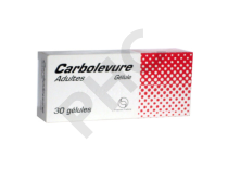 Carbolevure adulte, 30 gélules