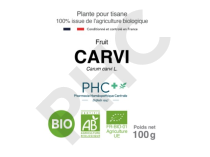 Tisane Carvi bio fruit - Carum carvi L. - Herboristerie PHC