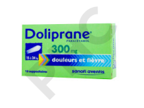 DOLIPRANE 300 mg  suppositoires