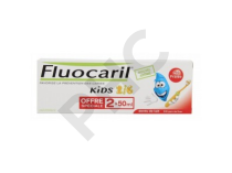 FLUOCARIL KIDS 2-6 ans Goût fraise (Lot de 2x50 ml)