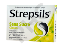 STREPSILS Citron sans sucre