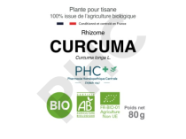 Tisane Curcuma bio rhizomes - Curcuma longa - Herboristerie PHC
