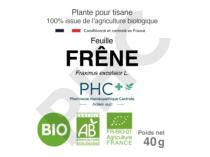 Tisane Frêne bio feuilles - Fraxinus excelsior - Herboristerie PHC