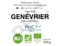 Tisane Genévrier bio faux fruit - Juniperus communis - Herboristerie PHC