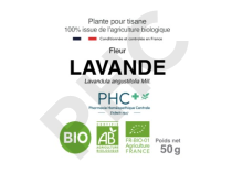 Tisane Lavande vraie bio fleurs - Lavandula angustifolia - Herboristerie PHC