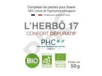 Tisane L'HERBÔ 17 bio - Confort dépuratif - Herboristerie PHC