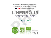 Tisane L'HERBÔ 19 bio - Confort du soir - Herboristerie PHC
