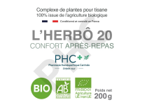 Tisane L'HERBÔ 20 bio - Confort après-repas - Herboristerie PHC