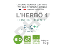 Tisane L'HERBÔ 4 bio - Confort digestif - Herboristerie PHC