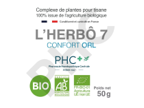 Tisane L'HERBÔ 7 bio - Confort ORL - Herboristerie PHC