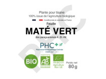 Tisane Maté vert bio feuilles - Ilex paraguariensis - Herboristerie PHC