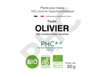 Tisane Olivier bio feuilles - Olea europaea - Herboristerie PHC