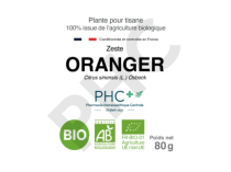 Tisane Orange douce bio zeste - Citrus sinensis - Herboristerie PHC