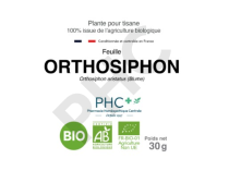 Tisane Orthosiphon bio feuilles - Orthosiphon aristatus - Herboristerie PHC