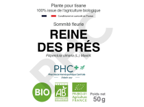 Tisane Reine des prés bio sommité fleuries - Filipendula ulmaria - Herboristerie PHC