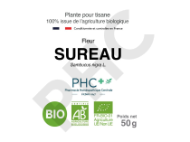 Tisane Sureau bio fleurs - Sambucus nigra - Herboristerie PHC