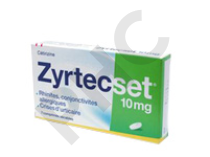 Zyrtecset 10mg, 7 comprimés secables