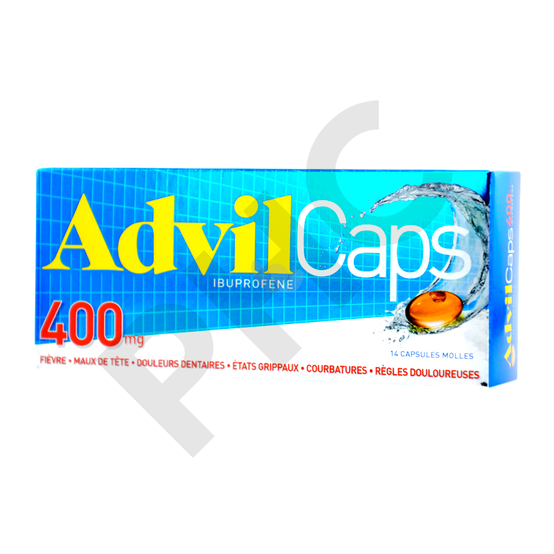  Advilcaps 400 mg, 14 capsules molles