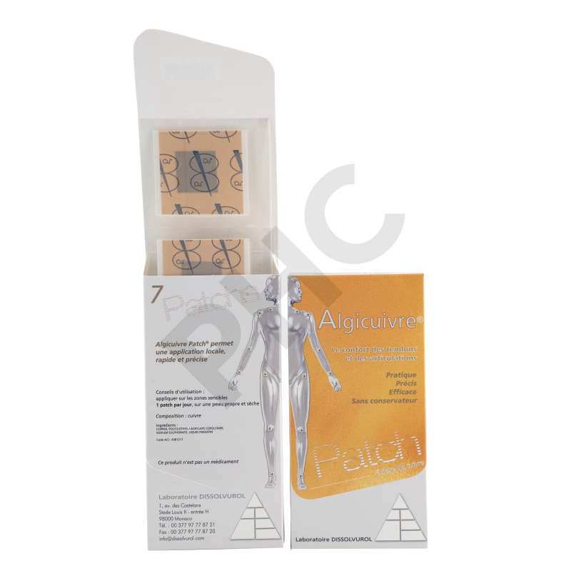 Algicuivre Patch confort tendons, articulation