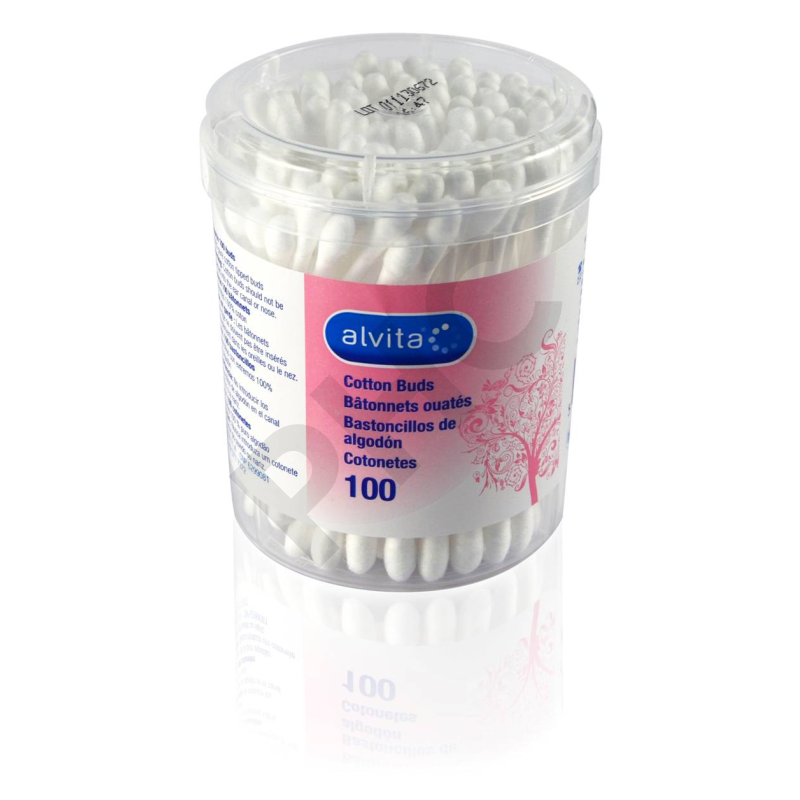 Alvita bâtonnets ouates coton tiges