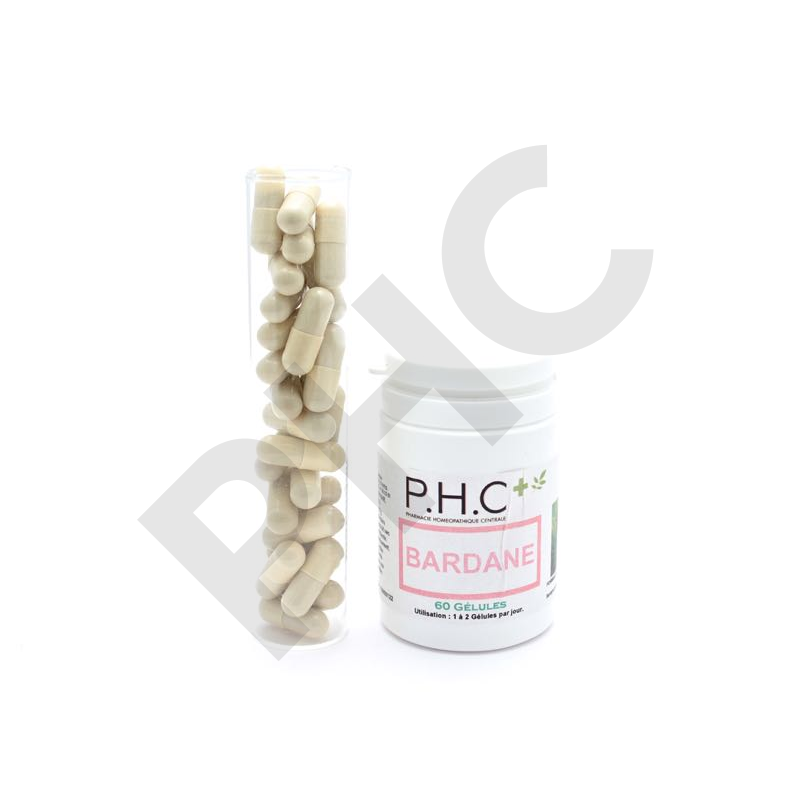 Bardane PHC probleme peau acne eczema