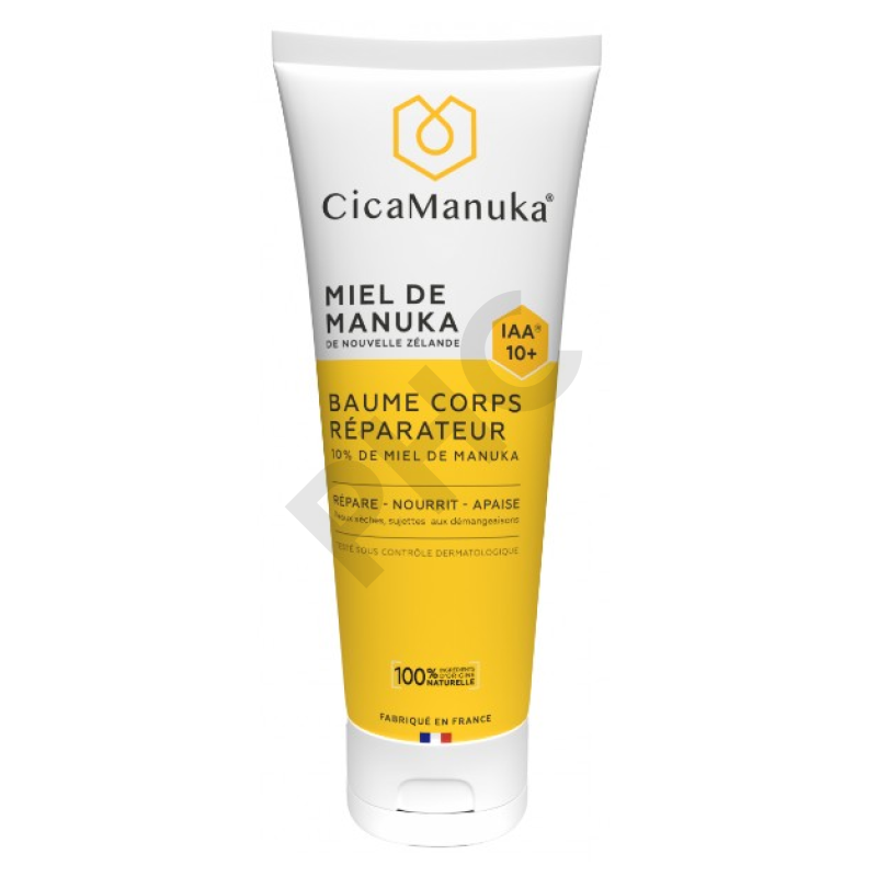 Baume corps réparateur CicaManuka - Tube de 200 ml
