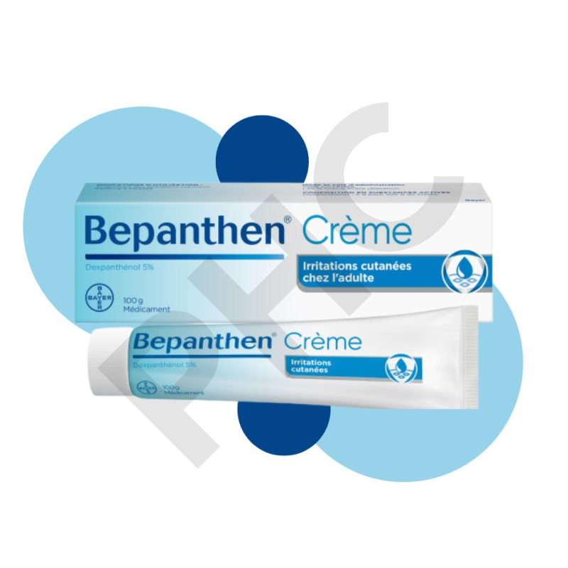 Bepanthen 5% crème - Irritations cutanées de l'adulte - 100g