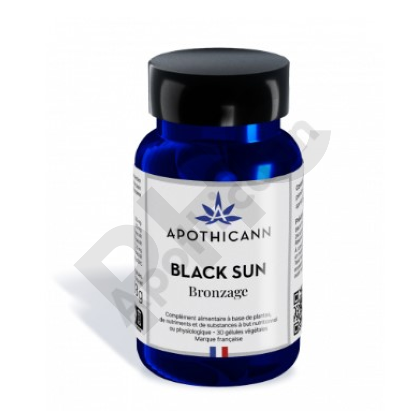 Black Sun Bronzage - Apothicann - 30 gélules végétales - formule Végan