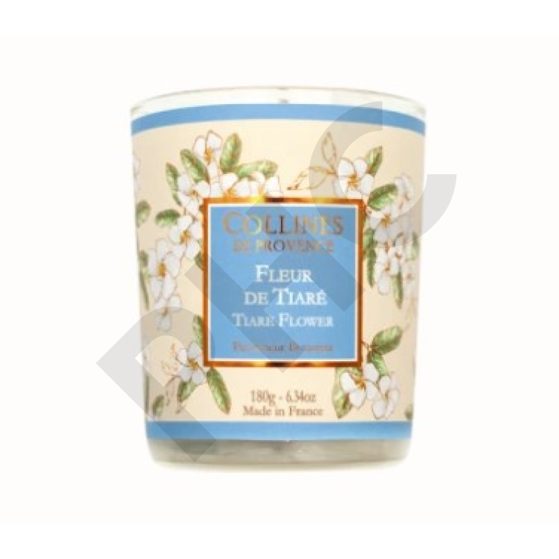 Bougie parfumée Fleur de Tiaré - Collines de Provence