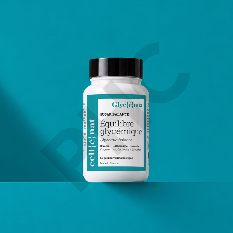 CELLÉNAT GLYCEMIA - 60 gélules végétales - formule Végan