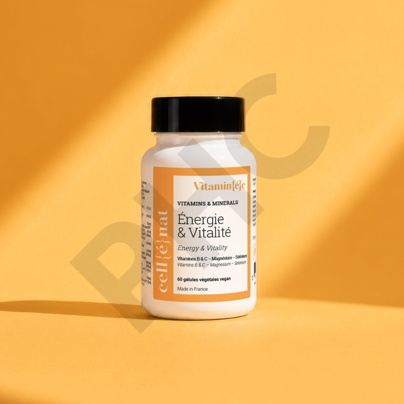 CELLÉNAT - VITAMINEE - 60 gélules végétales - formule Végan