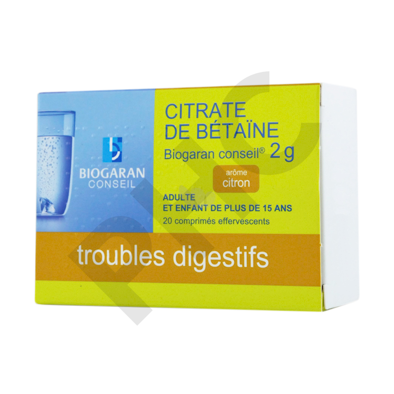 Citrate de Bétaïne digestion, ballonements