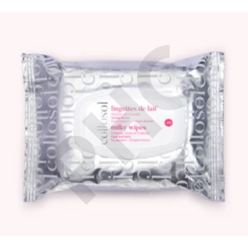 Collosol Lingettes de lait - Paquet de 25 lingettes