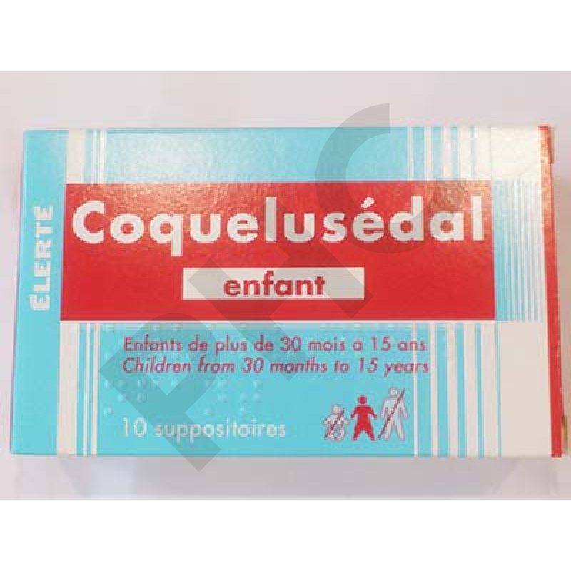 Coquelusedal Enfant suppositoires bronchite aiguë