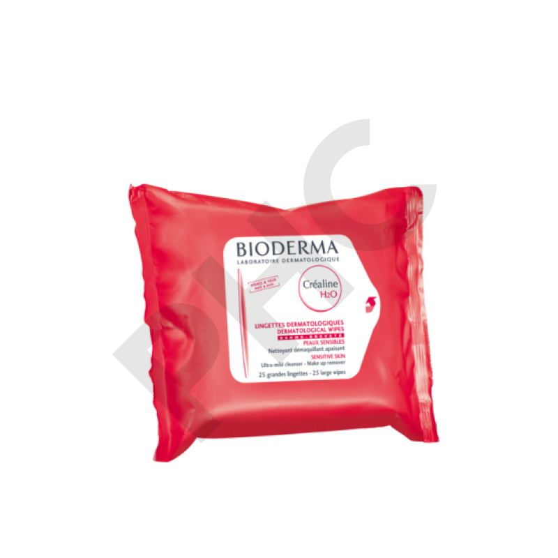 Crealine H2O lingettes nettoyantes micellaire