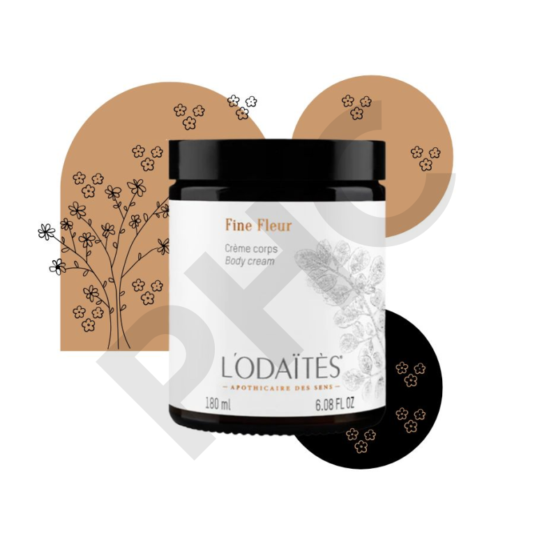 Crème de corps fine fleurs pour nourrir votre peau - LODAÏTES