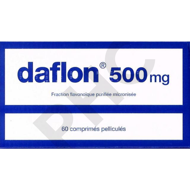 Daflon 500mg, 80 comprimés pelliculés