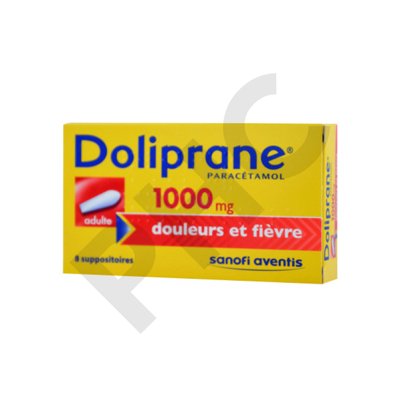 DOLIPRANE 1000 mg 8 supp
