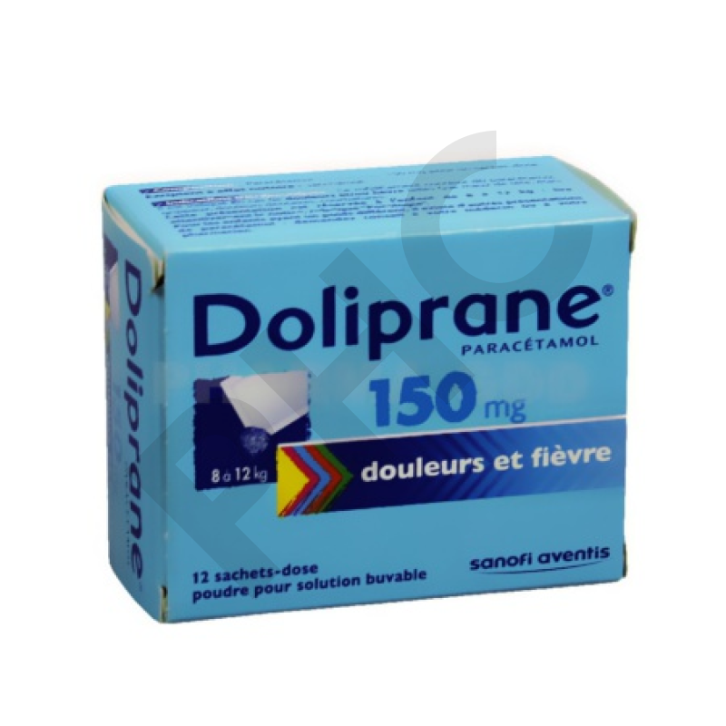 DOLIPRANE 150 mg sachets