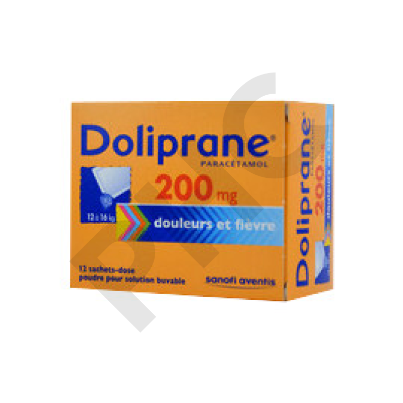 DOLIPRANE 200 mg sachets