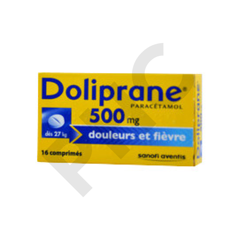DOLIPRANE 500 mg 16 comp