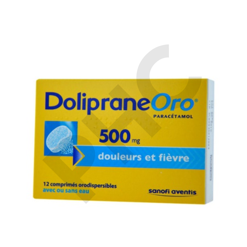 DOLIPRANEORO 500 mg