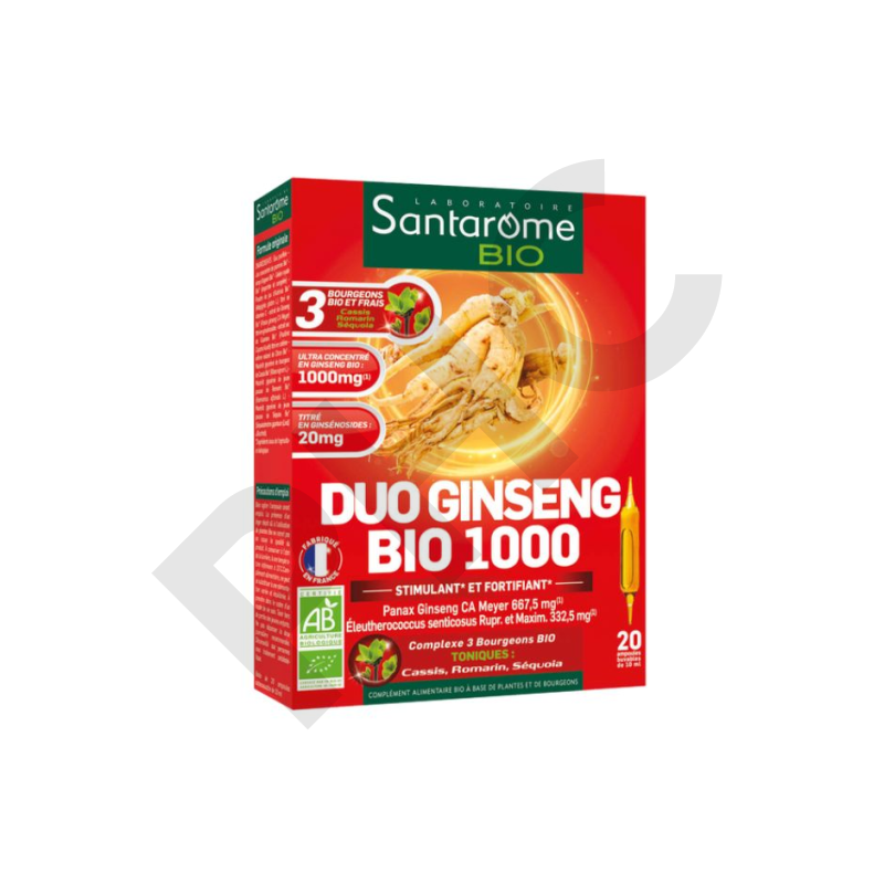 Duo Ginseng BIO 1000 - Santarome Bio